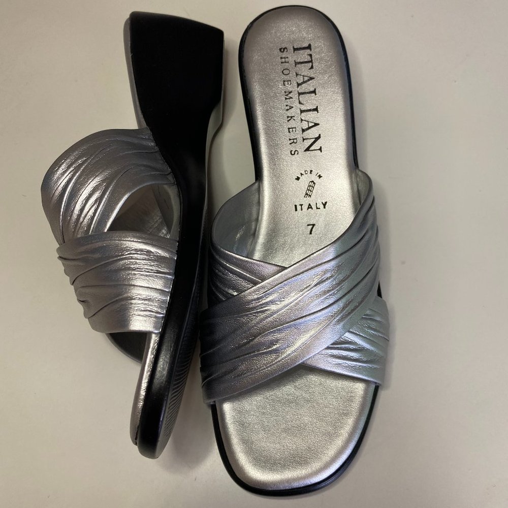 Italian Shoemaker's Silver Sandal
